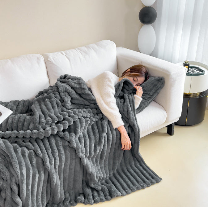 Couverture douillette - La chaleur parfaite pour les soirées d'hiver