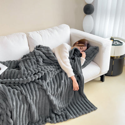 Couverture douillette - La chaleur parfaite pour les soirées d'hiver