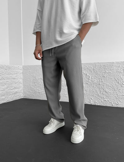 Mueler-mode | Pantalones cómodos de spandex acanalado