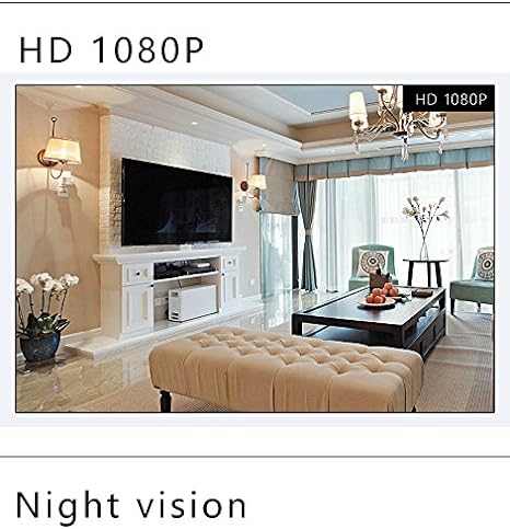 Salon moderne avec télévision HD 1080P, canapé beige, table basse noire, rideaux bleus, et éclairage élégant. Décor intérieur lumineux et chic.