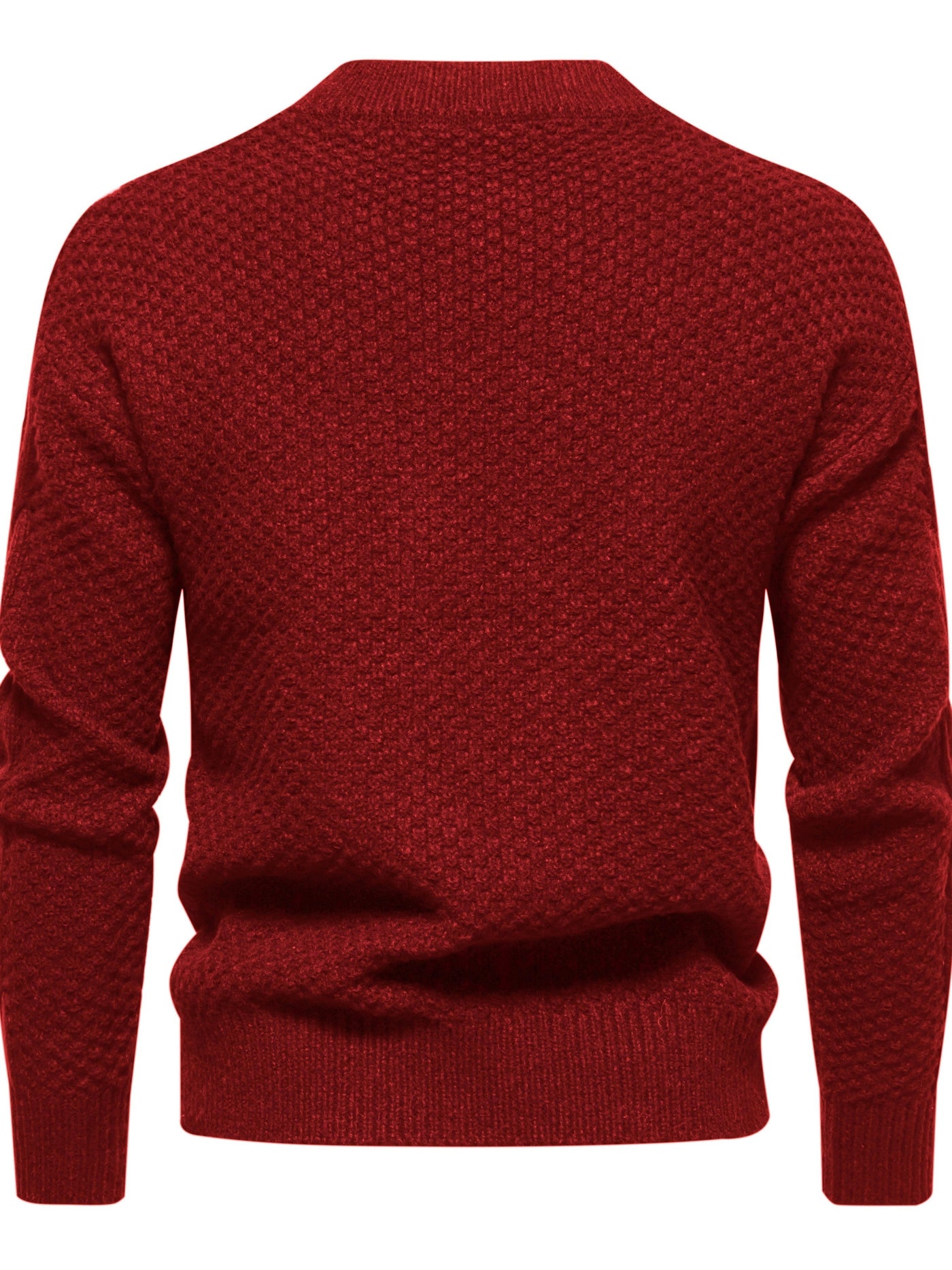 Pull en tricot uni Pour hommes, pull vintage