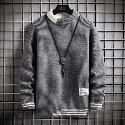 Suéter cálido de manga larga para hombre | Invierno