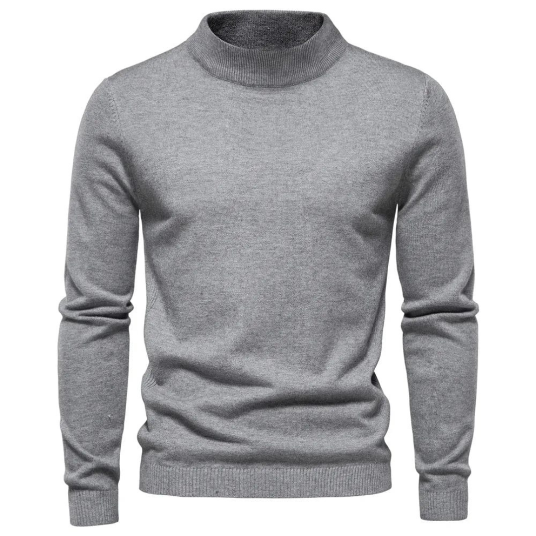 Pulls d'hiver chauds à col roulé pour hommes | Manches longues