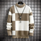 Suéter cálido de invierno para hombre, cuello redondo | Manga larga