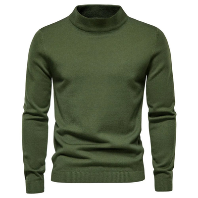 Pulls d'hiver chauds à col roulé pour hommes | Manches longues