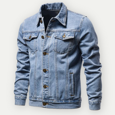DenimCraft - Veste en jean classique pour hommes