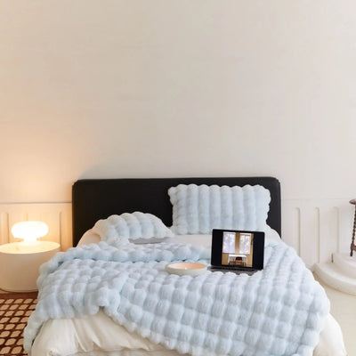 Couverture en laine polaire Douceur Plush Cosy Bed Throw