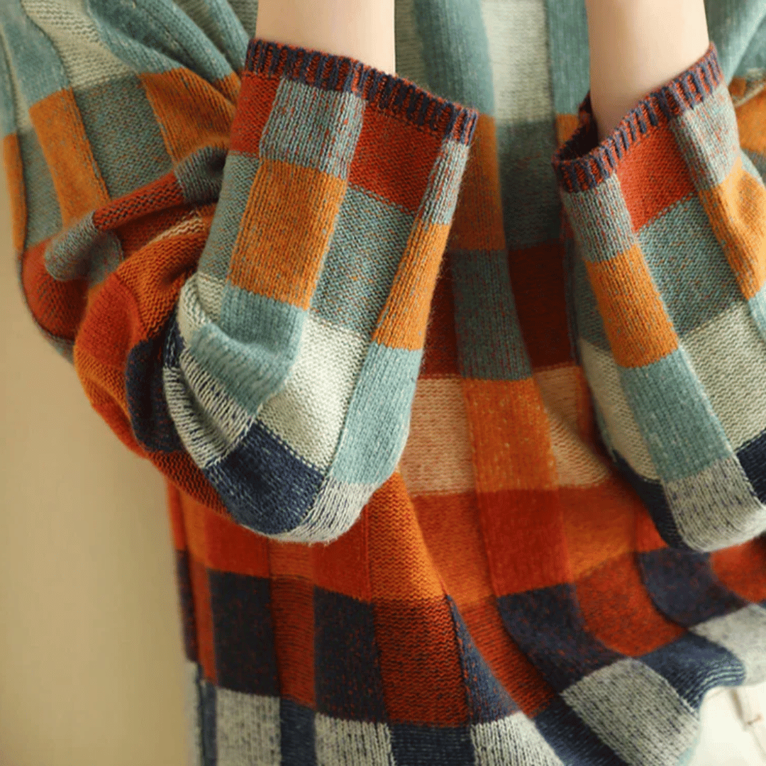 Rolák z jemného kašmíru | Štýlový patchwork
