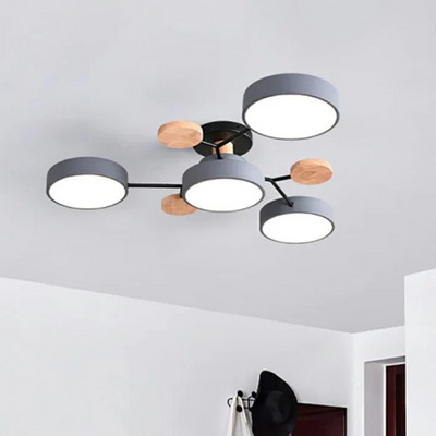 Clio - Lámpara de techo LED redonda moderna