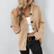 Brittan | Veste en tricot chaud pour femmes | bouton duvet