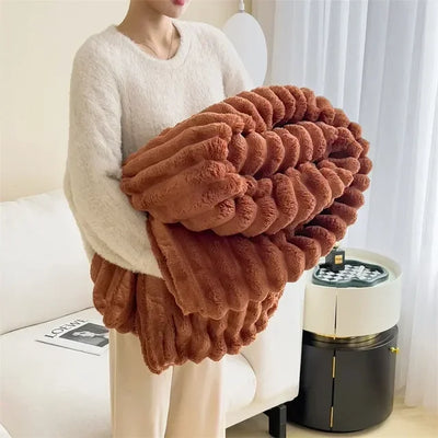 Couverture confort matelassée ultra douillette