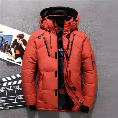 Veste d'hiver pour hommes - Veste imperméable et isolée pour le froid extrême