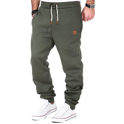 Max Comfort | Pantalon de survêtement uni pour homme avec cordon de serrage et taille élastiquée