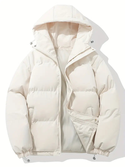 Luuk | Classic winter jacket with hood for men