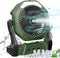 Ventilador nebulizador portátil de 8 pulgadas y 10 000 mAh, batería recargable
