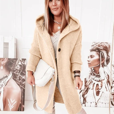 Gilet élégant pour femme avec capuchon - Kasjmier Look