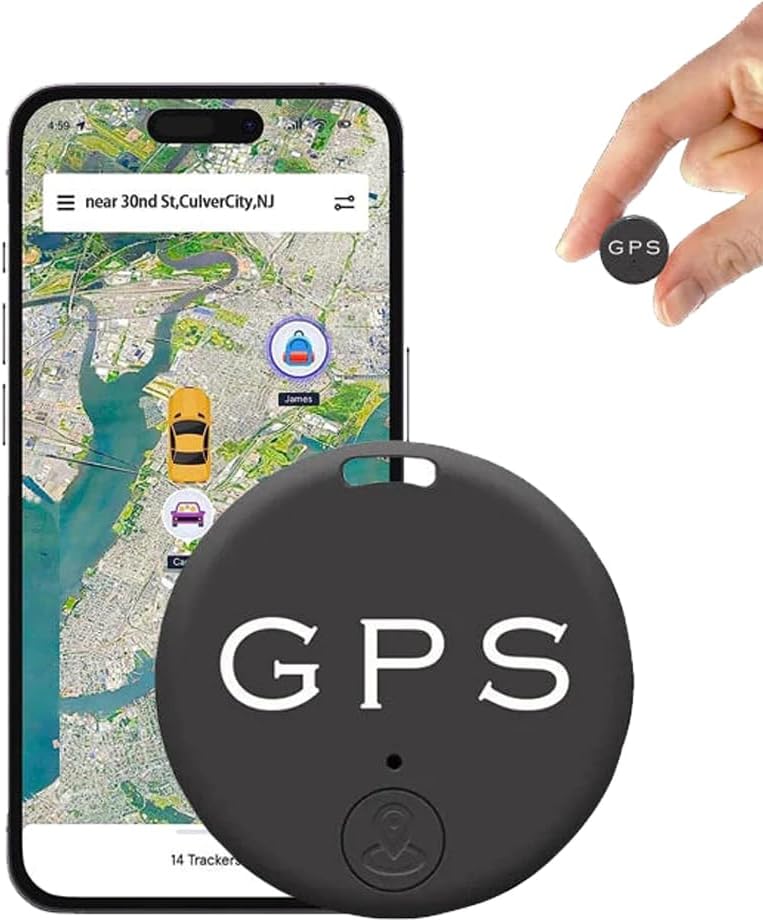 Mini GPS-tracker med magnet og opdateringer i realtid