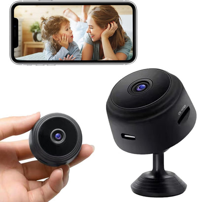 Eyecam Mini Caméra Espion - Caméra de sécurité compacte Wi-Fi pour la surveillance d'intérieur