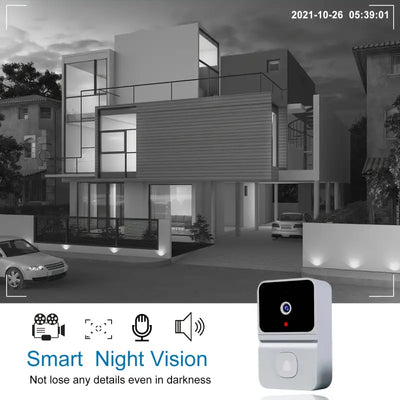 SmartGuard – Sonnette Vidéo WiFi sans Fil avec Audio & Vision Nocturne