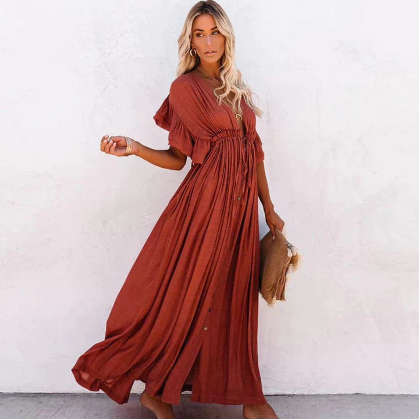 Yolaine | Vestido de mujer | Ligero y fluido para el verano