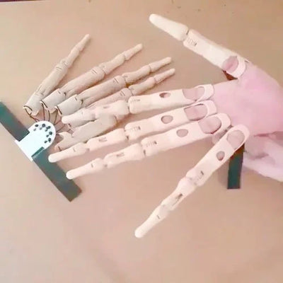 CreepaClaw - 3D可動指エクステンション - ハロウィン用可動クロー付きコスプレハンドアクセサリー
