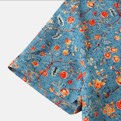 Camisa de hombre casual y elegante con un diseño único.