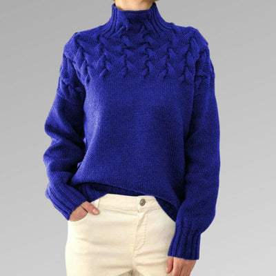 Caja - Jersey de cuello alto - elegancia y calidez