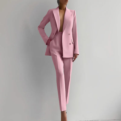 Conjunto elegante de blazer y pantalón Nika