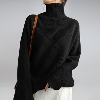 Heidi-Mode | Pull à col roulé en cachemire pour femmes