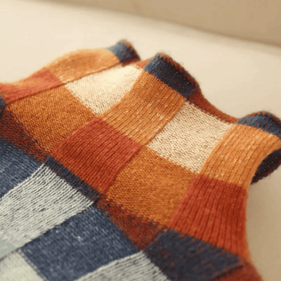 Rolák z jemného kašmíru | Štýlový patchwork