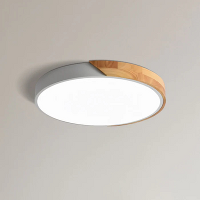 Delos - Lámpara de techo LED de madera escandinava
