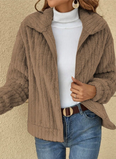 Cardigan en peluche chaud et ultime pour femme