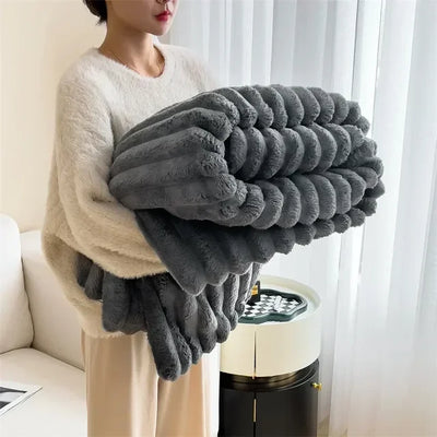 Couverture confort matelassée ultra douillette