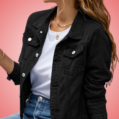 Isabela | Veste en jean à col classique