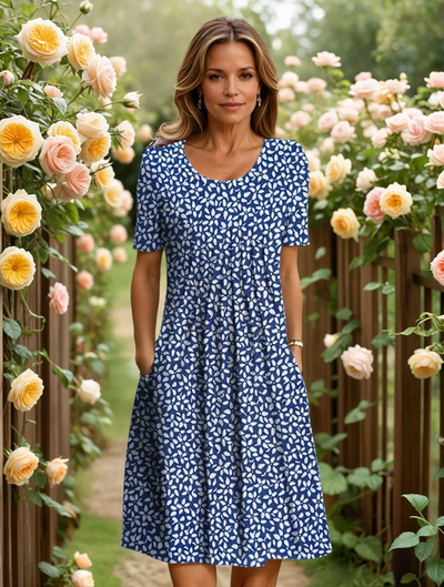 Miriam | Robe à fleurs élégante pour toutes les occasions