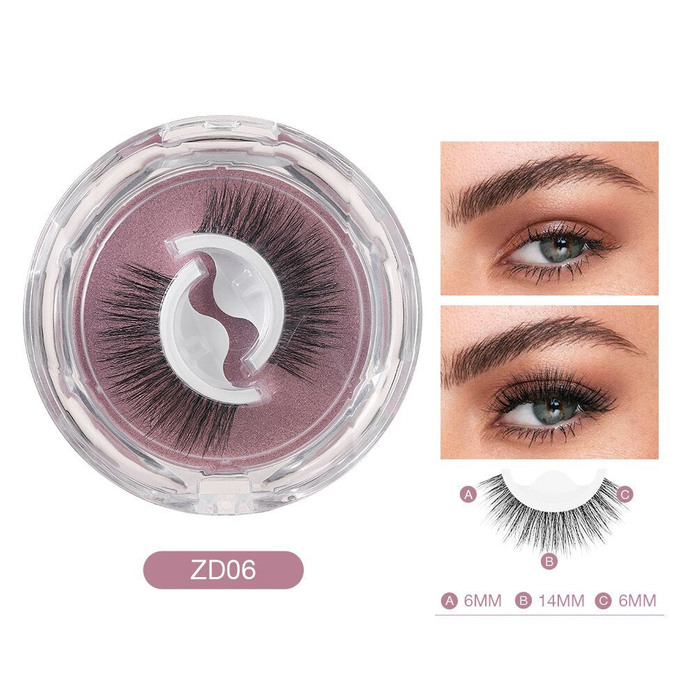 Cils autocollants réutilisables