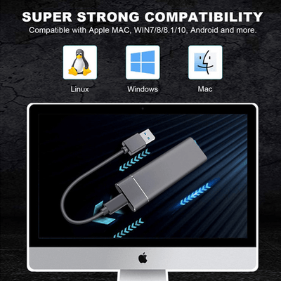 VoltDrive | Disco duro externo SSD portátil ultrarrápido: almacenamiento rápido de datos