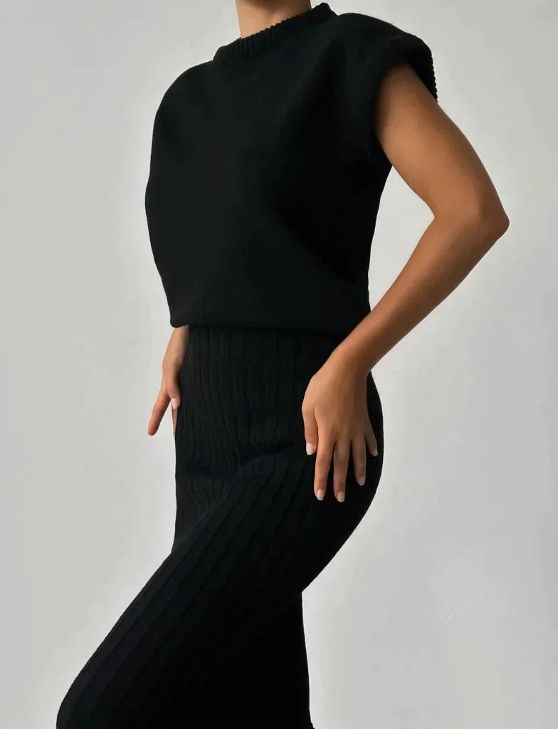 Kortærmet beige trøje i trikot til kvinder