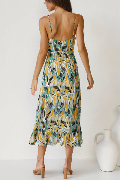 Vestido midi Veronique en mezcla de algodón para uso informal