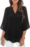 Blusa de capas para mujer