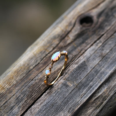 "Amour et sincérité" - Bague opale vintage - Isabella