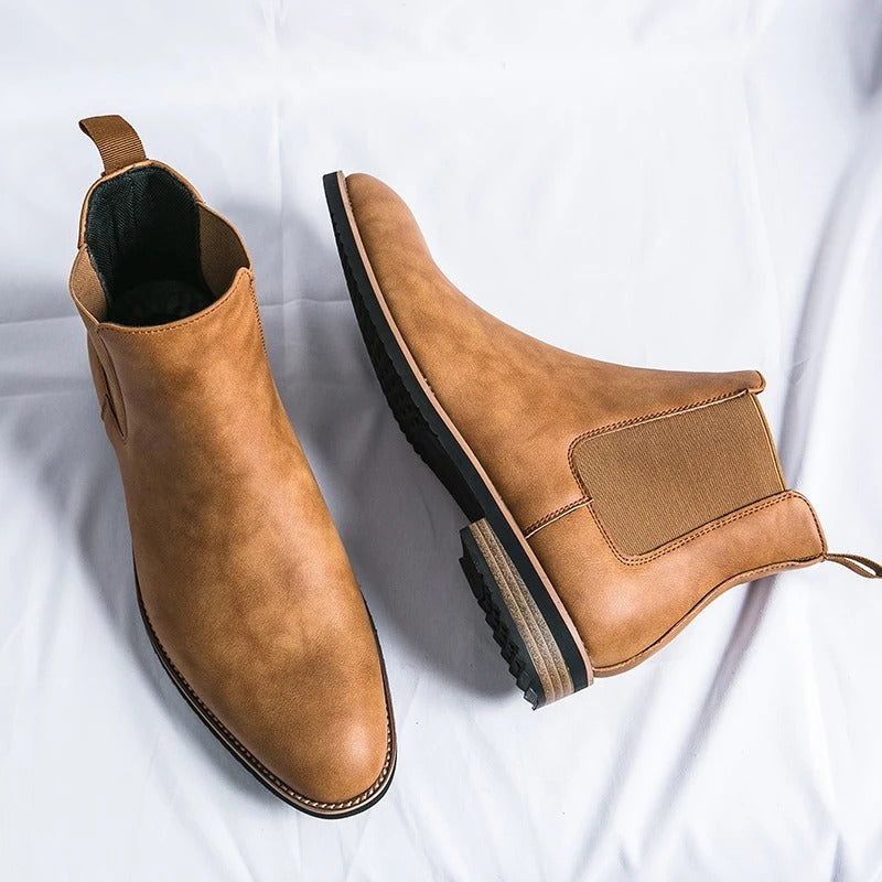 Niko - Botas de piel para hombre elegantes y cómodas.