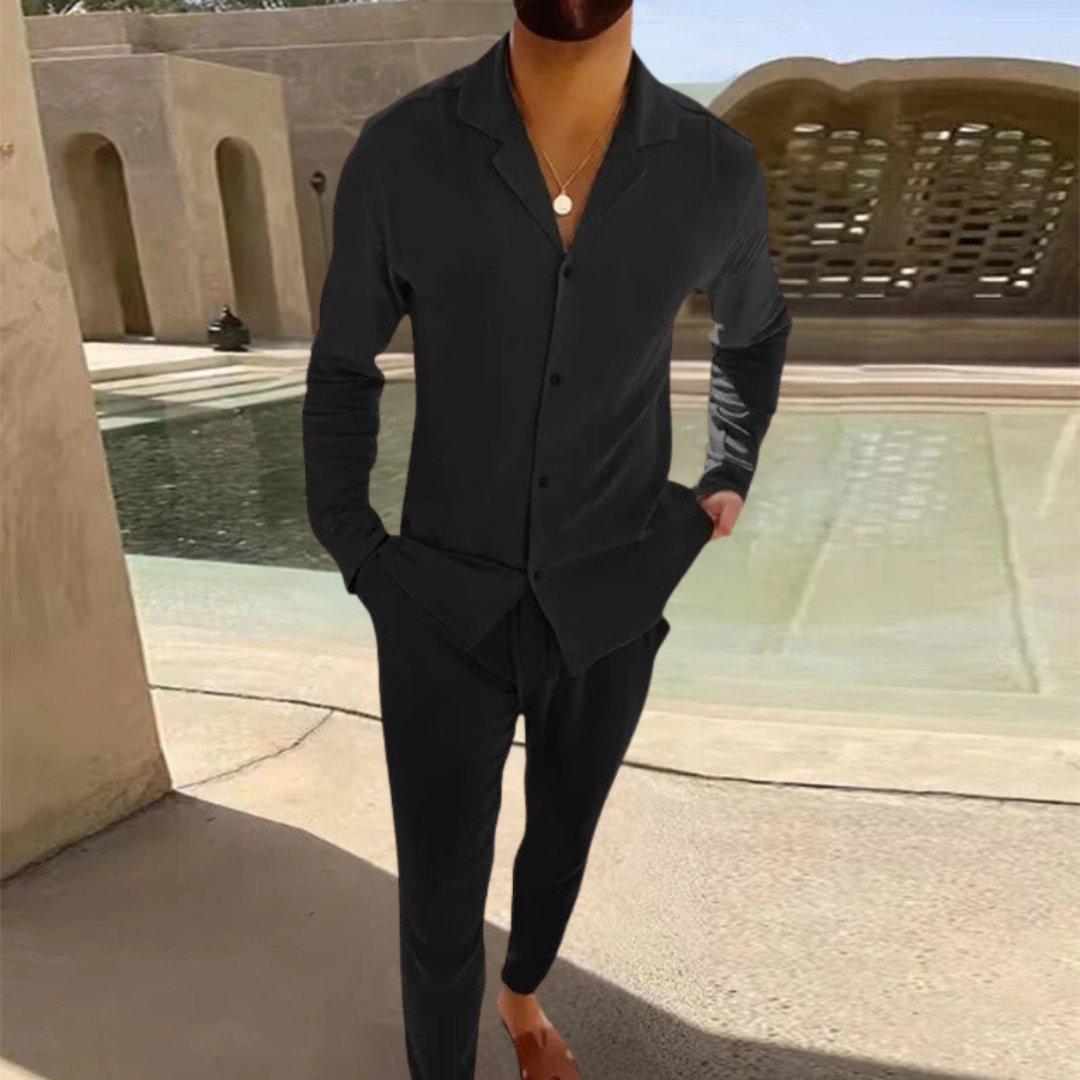 Conjunto de lino para hombre: elegancia y ligereza para el verano