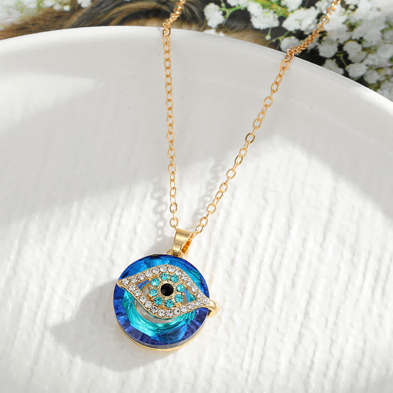 "Siempre estarás protegido" - Collar de mal de ojo 