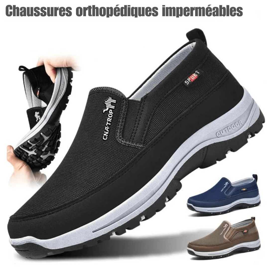 Zapatos ortopédicos impermeables OrthoZen: comodidad y soporte para el arco del pie durante todo el día