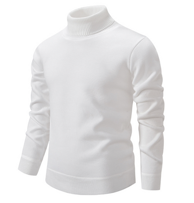 Cuello alto de lana suave para hombre