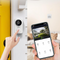 Sonnette WiFi intelligente avec caméra et alarme - Sécurité en HD - Design blanc