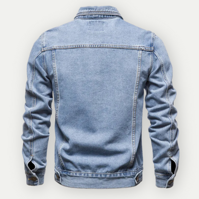 DenimCraft - Veste en jean classique pour hommes