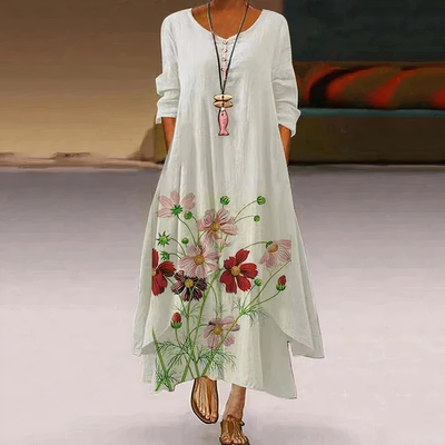 Mica - Elegante vestido de algodón