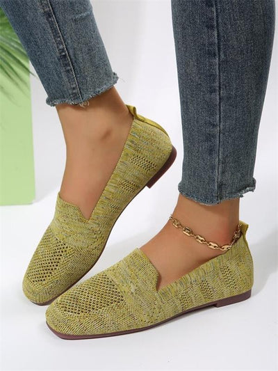 Claudia - Zapatos planos antideslizantes y cómodos para mujer con soporte para el arco